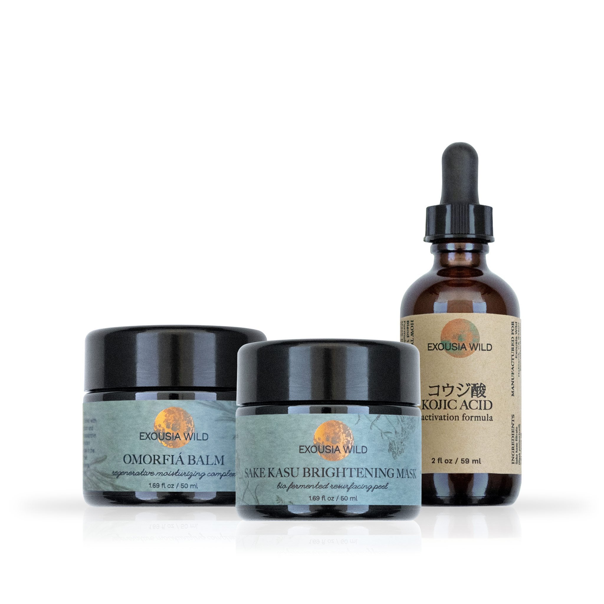 wildcrafted skincare  Exousia Wild Holiday Bundle Balm.